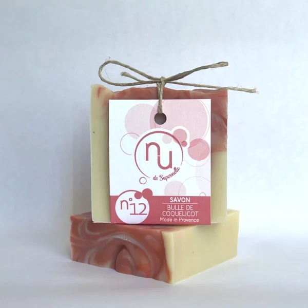 savon gamme bulle coquelicot