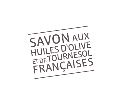 label huile savon