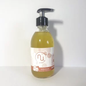 savon liquide bulle coquelicot