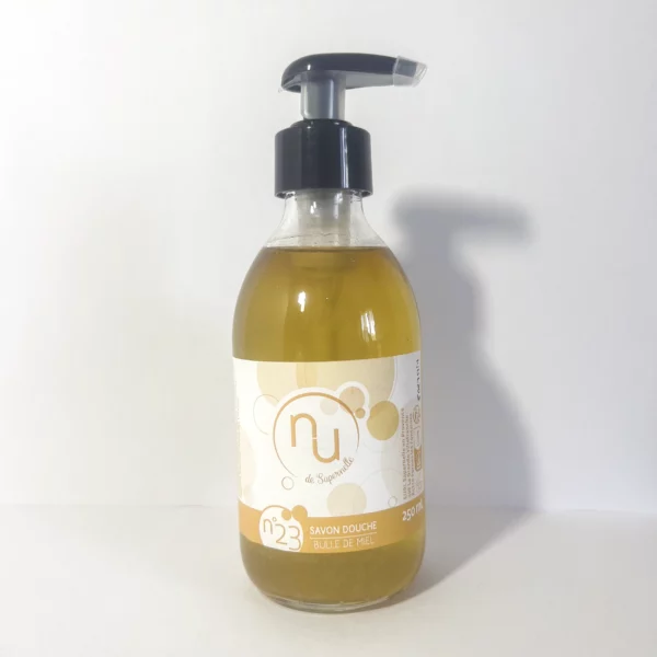 savon liquide bulle miel