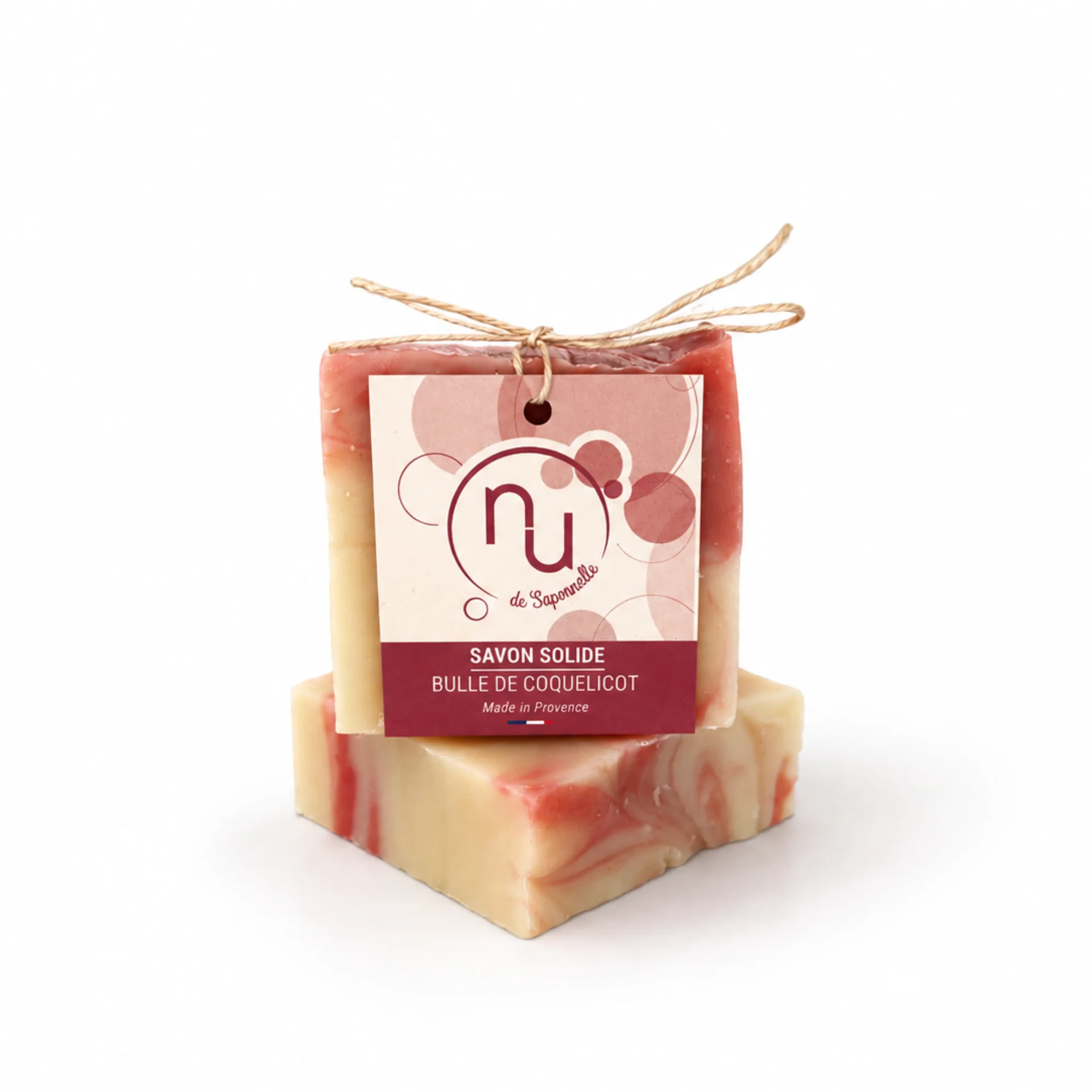 savon solide bulle de coquelicot 100g