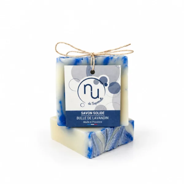 savon solide bulle de lavandin 100g