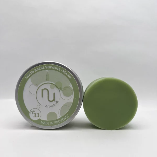 savon barbe verveine