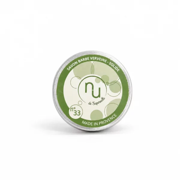 savon barbe solide verveine